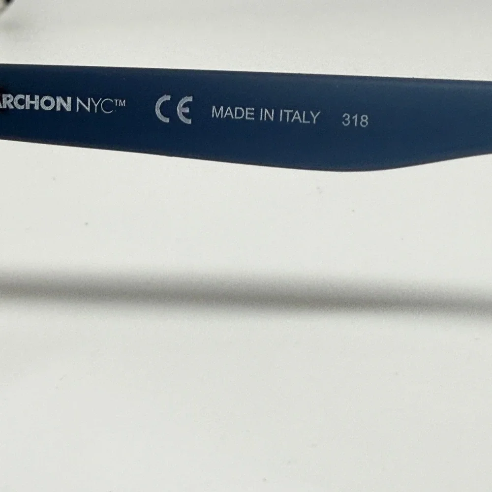 Marchon NYC M-3802 412 Blue Eyeglasses Frames 49-20-145 Italy Made‎ 22435